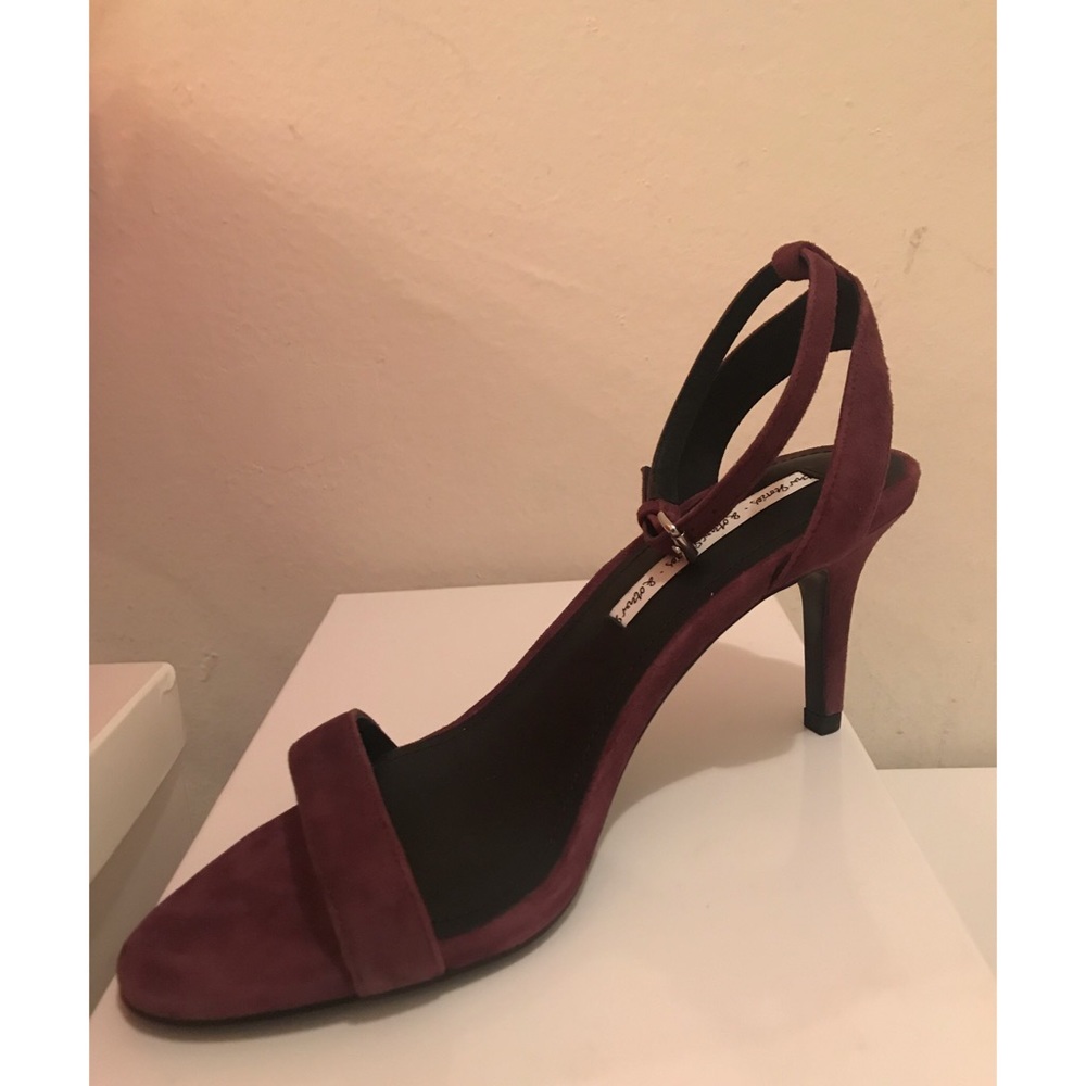 Two Strap Suede Sandal